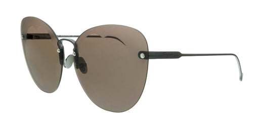 Salvatore Ferragamo SF178S FIORE 067 Shiny Gunmetal/Maple Butterfly Sunglasses