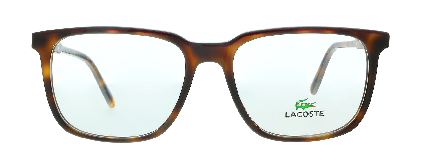 Lacoste L2861 219 Havana/Burgundy Modified Rectangle Eyeglasses