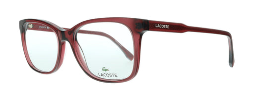 Lacoste L2870 615 Red Wine Modified Rectangle Eyeglasses