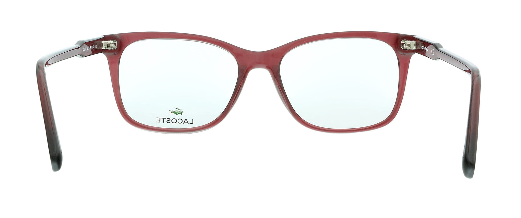 Lacoste L2870 615 Red Wine Modified Rectangle Eyeglasses