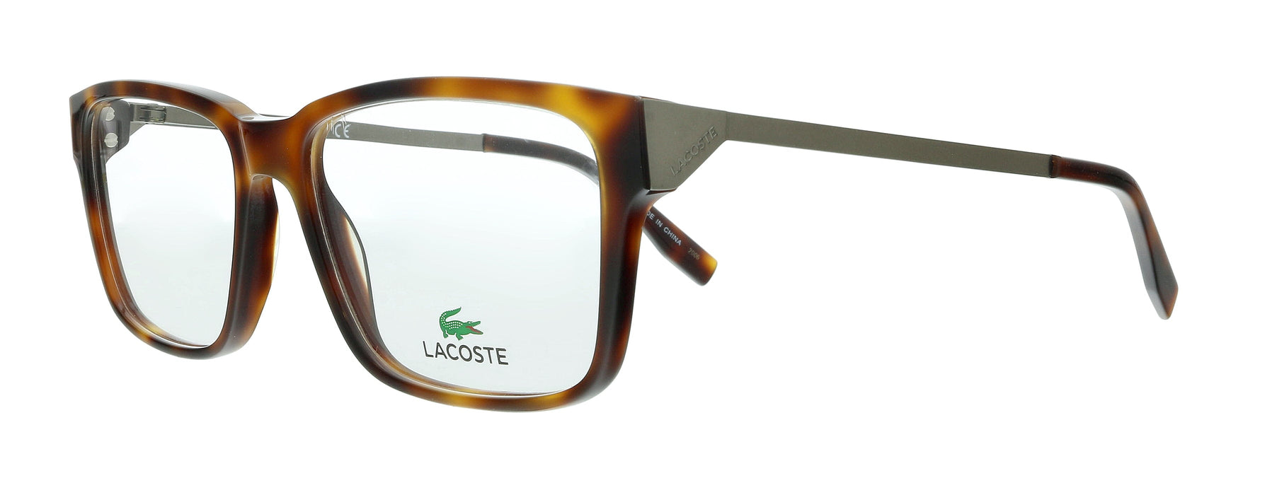 Lacoste L2867 214 Havana Modified Rectangle Eyeglasses