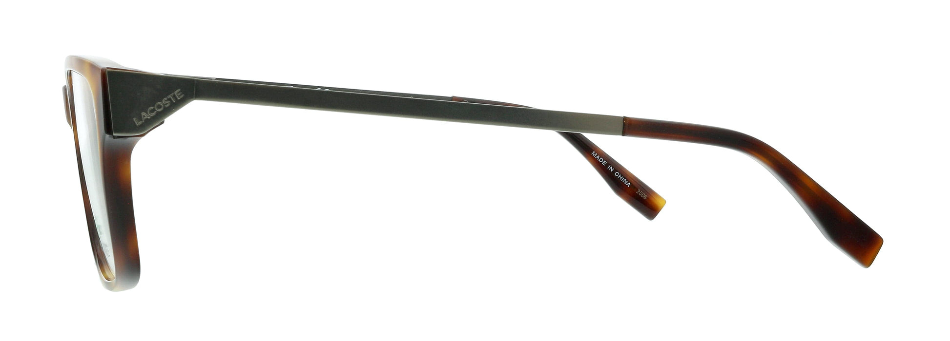 Lacoste L2867 214 Havana Modified Rectangle Eyeglasses