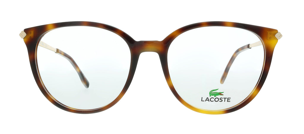 Lacoste L2878 214 Havana Oval Eyeglasses