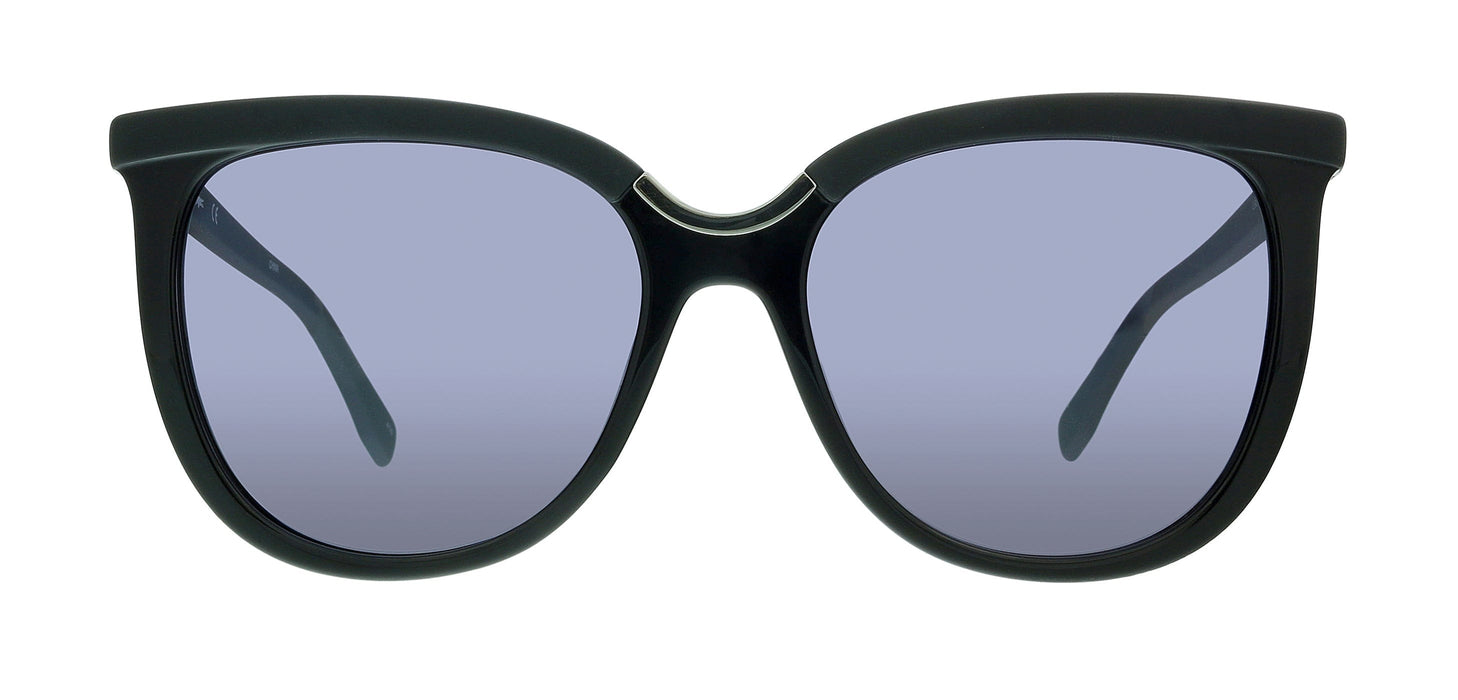 Lacoste L825S 001 Black Oval Sunglasses