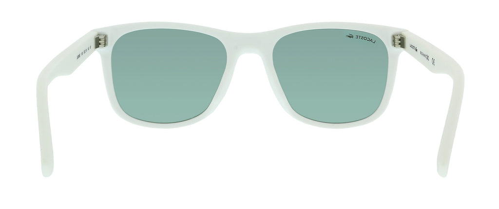 Lacoste L929SE 105 Matte White Rectangle Sunglasses