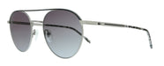 Lacoste L228S 038 Light Grey Oval Sunglasses