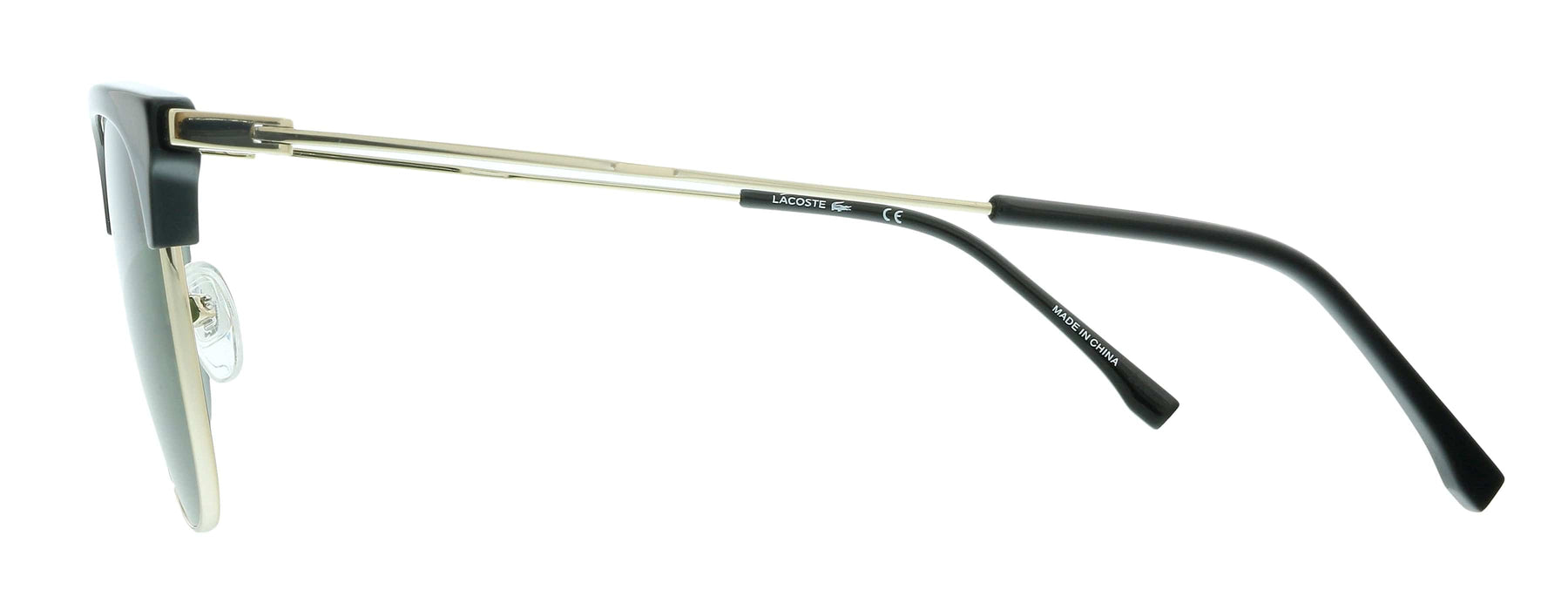 Lacoste L240S 714 Gold Modified Rectangle Sunglasses