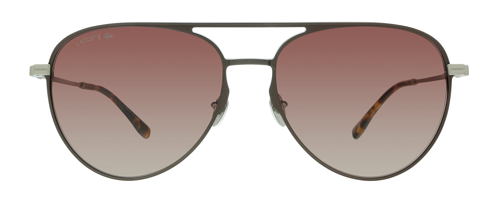 Lacoste L243SE 210 Brown Aviator Sunglasses