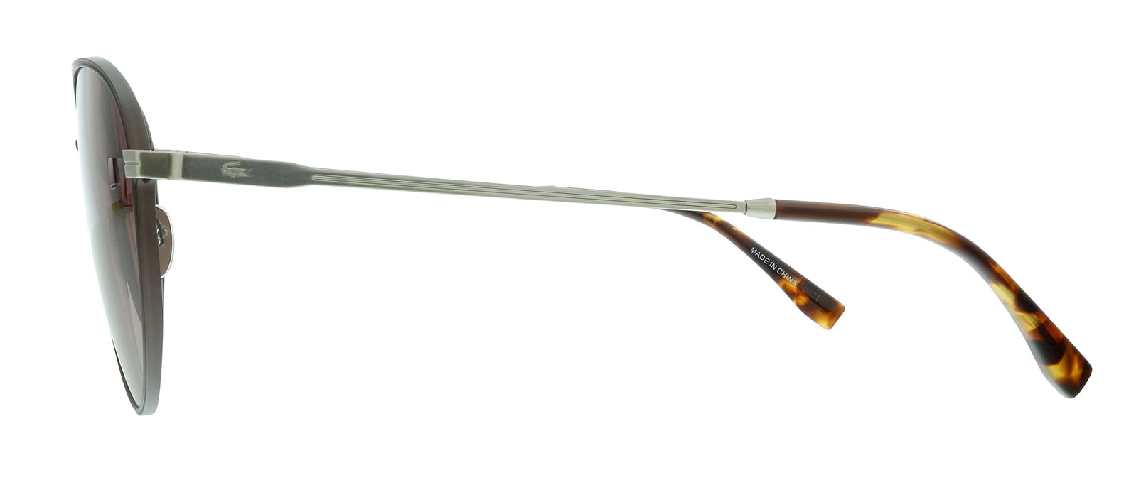 Lacoste L243SE 210 Brown Aviator Sunglasses