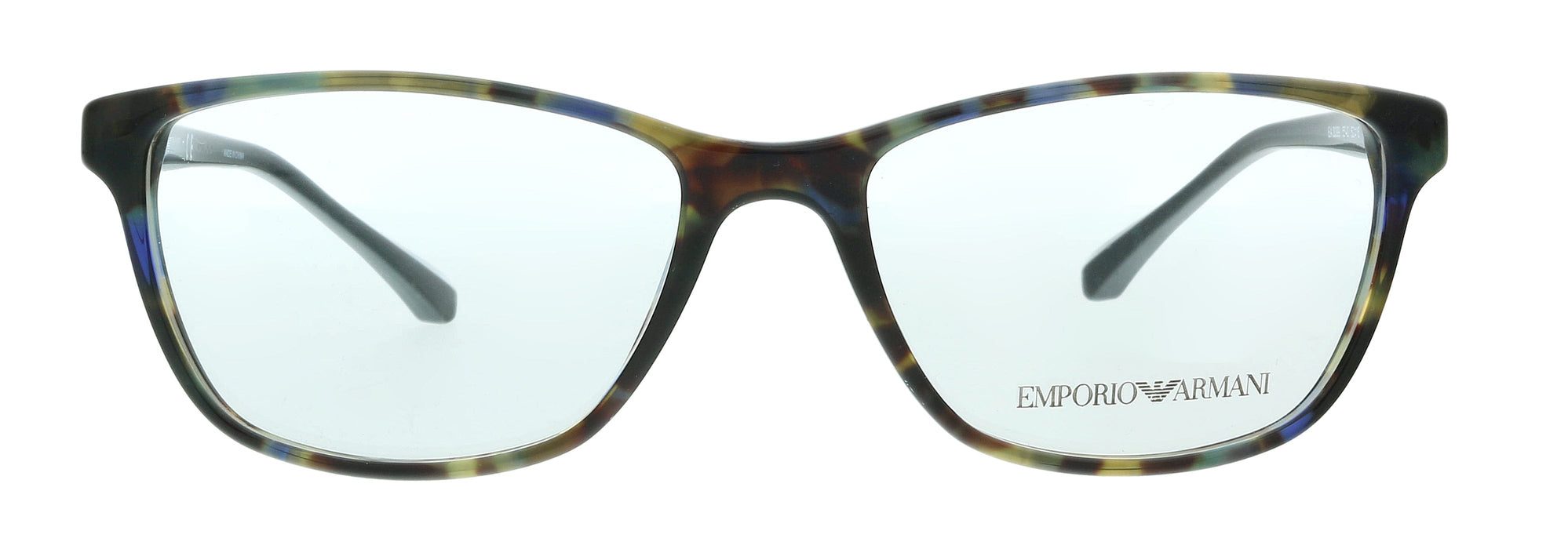 Emporio Armani 0EA3099 5542 Blue Havana Cat Eye Eyeglasses