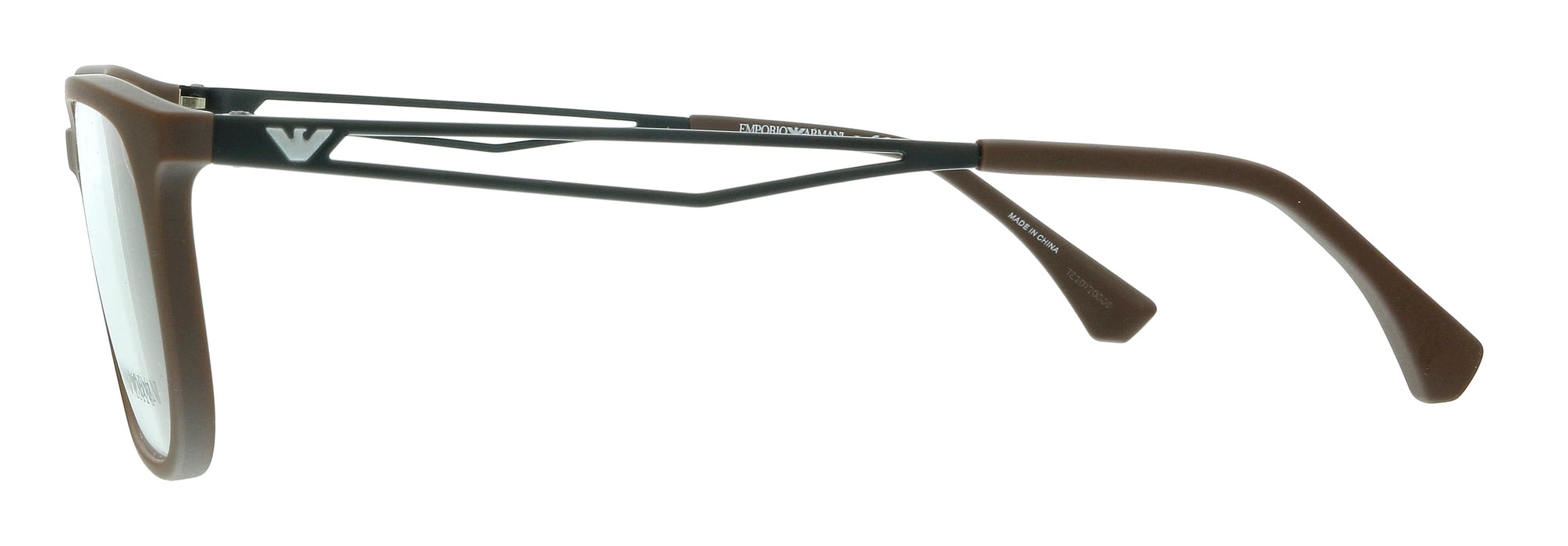 Emporio Armani 0EA3174 5260 Matte Brown Pillow Eyeglasses