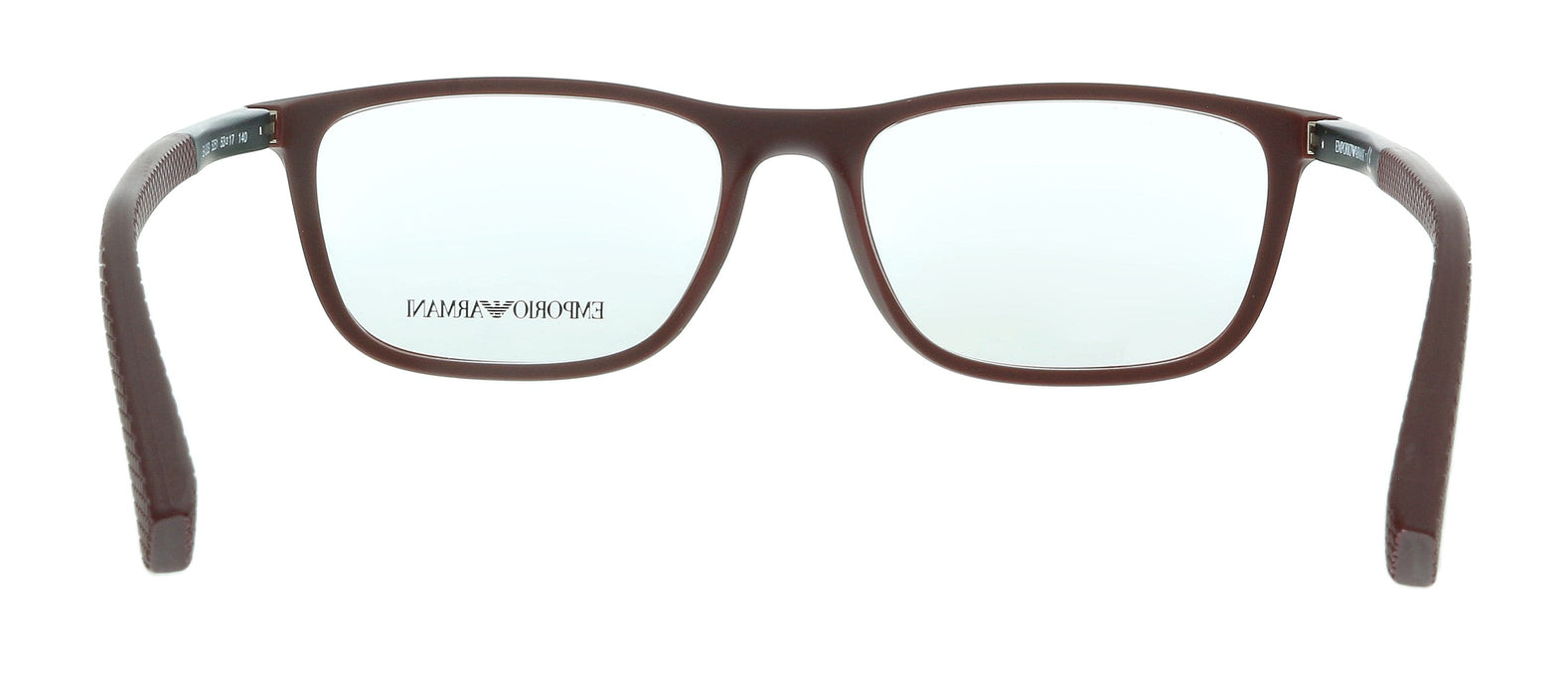 Emporio Armani 0EA3069 5251 Matte Burgundy  Rectangle Eyeglasses