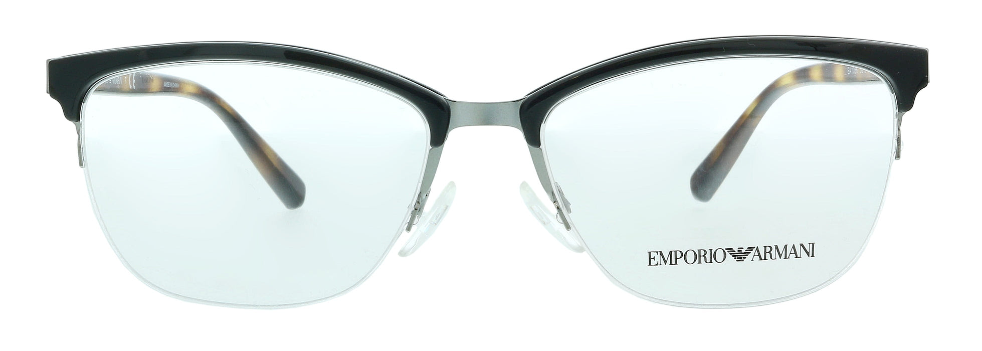 Emporio Armani 0EA1066 3010 Gunmetal/Black Cat Eye Eyeglasses