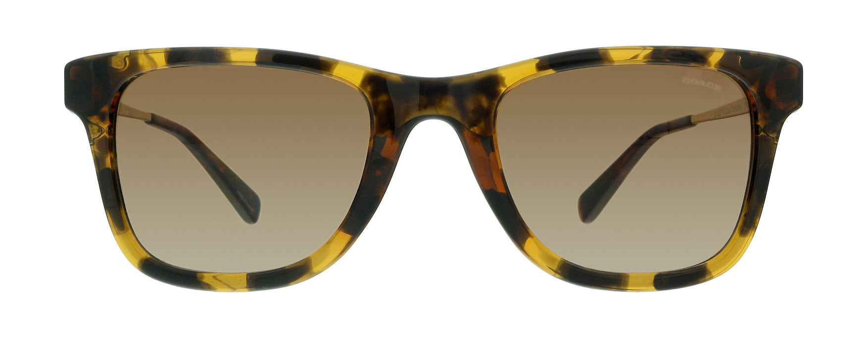 Coach 0HC8279U 512013 Dark Tortoise Rectangle Sunglasses