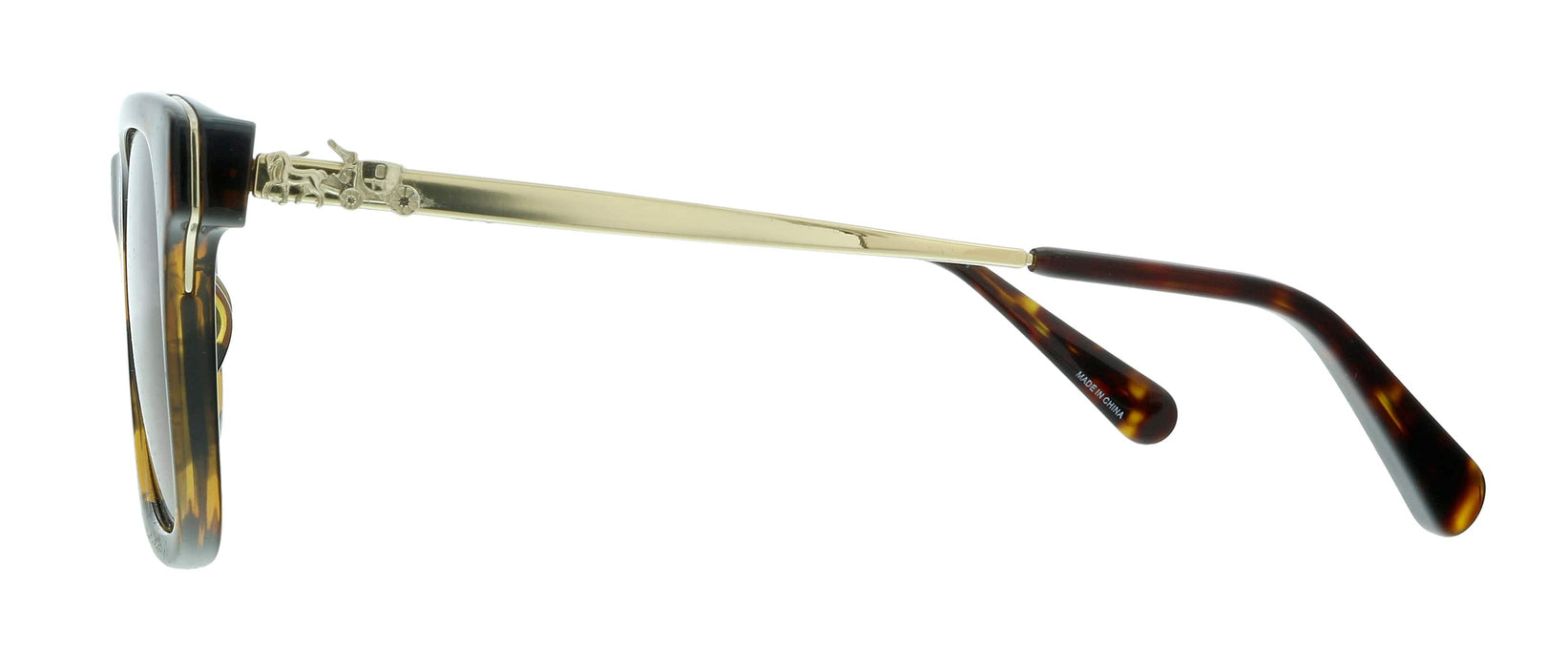 Coach 0HC8279U 512013 Dark Tortoise Rectangle Sunglasses