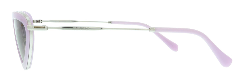 Miu Miu 0MU 60US 136300 Core Opal Lilac Cat Eye Sunglasses
