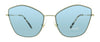 Miu Miu 0MU 60VS ZVN02F Pale Gold Cat Eye Sunglasses