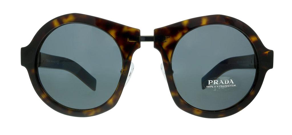 Prada  0PR 10XS 2AU5S0 Catwalk Dark Havana  Round Sunglasses