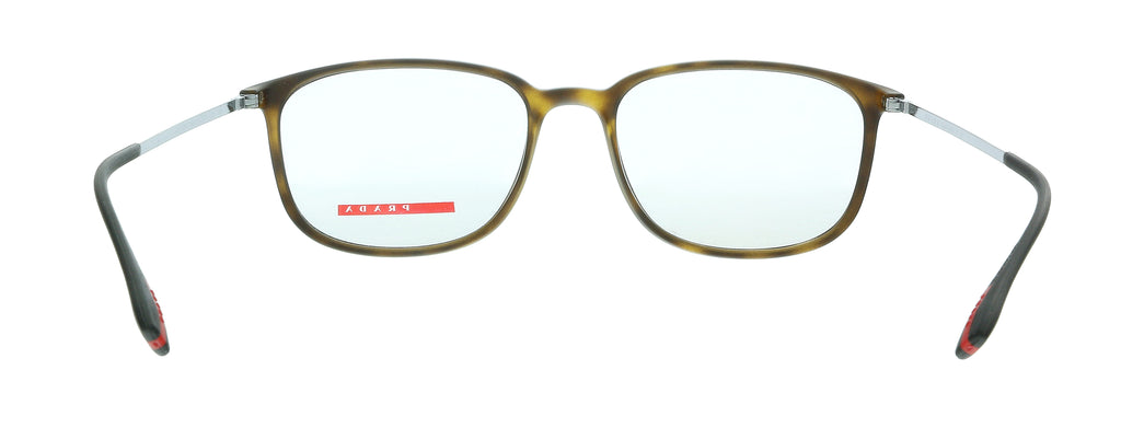 Prada  0PS 03HV U611O1 Lifestyle Havana Rubber Prada's stylish take on classic rectangular frames Eyeglasses