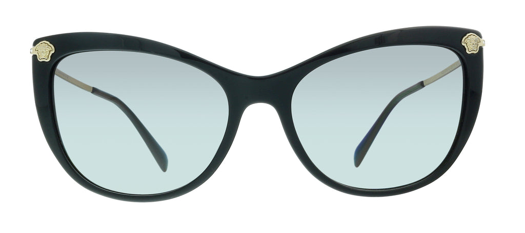 Versace 0VE4345B GB1/11 Black Cat Eye Sunglasses