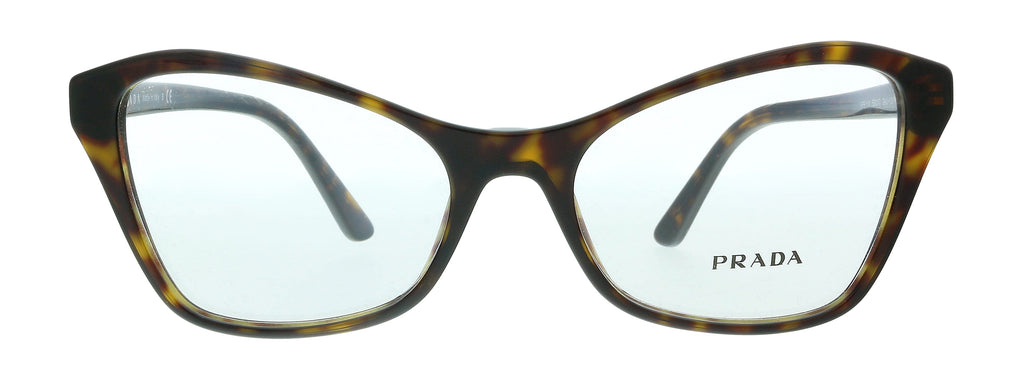 Prada 0PR 11XV 2AU1O1 Havana Butterfly Eyeglasses
