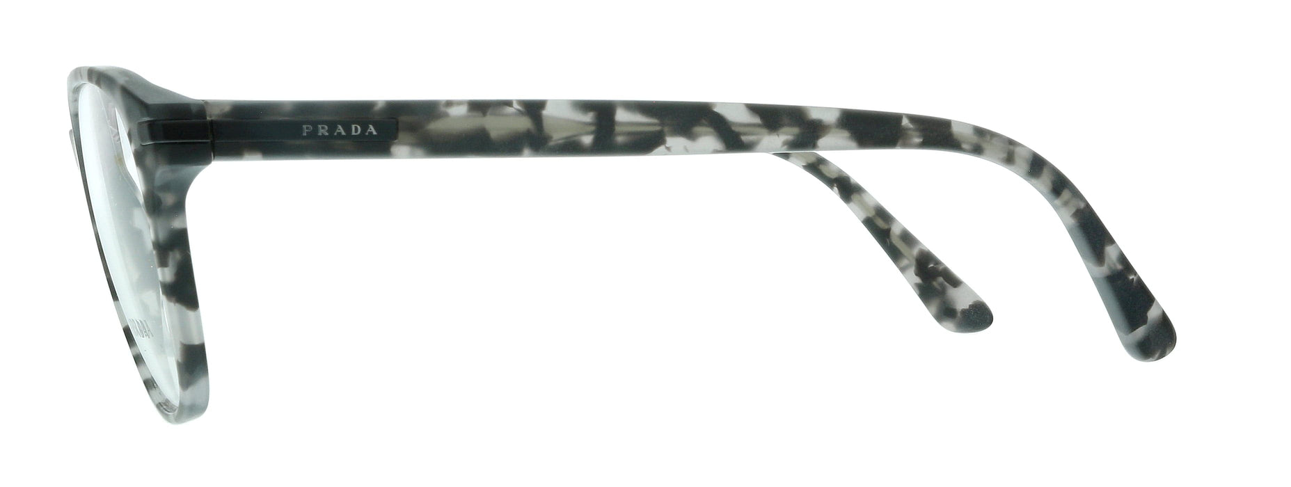 Prada 0PR 12WV VH31O1 Matte Grey Tortoise Pillow Eyeglasses