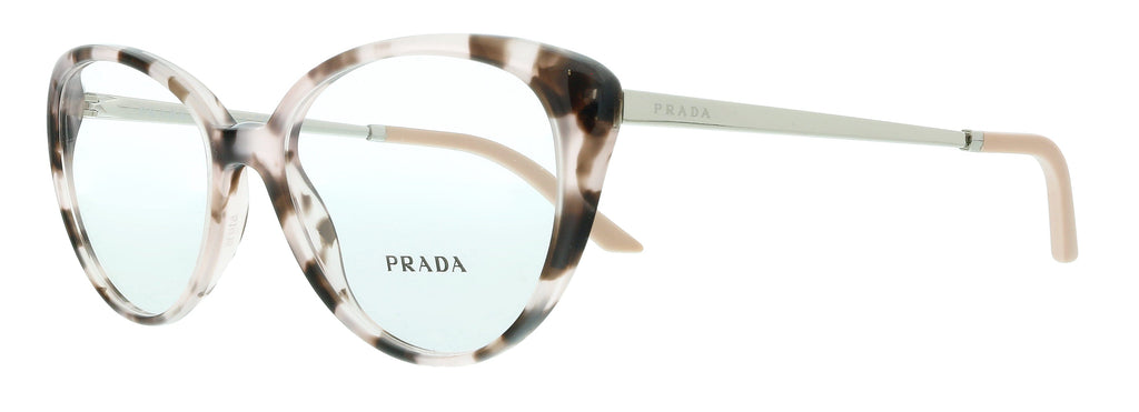 Prada  Spotted Pink Round Eyeglasses