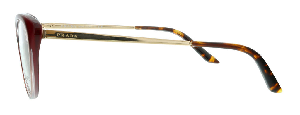 Prada  0PR 06WV 54 Transparent Brown Gradient Cateye Eyeglasses