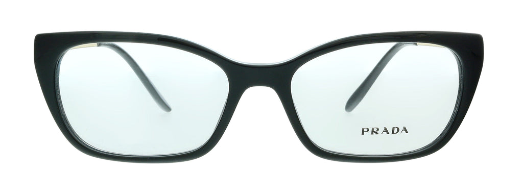 Prada 0PR 14XV 1AB1O1 Black Cat Eye Eyeglasses