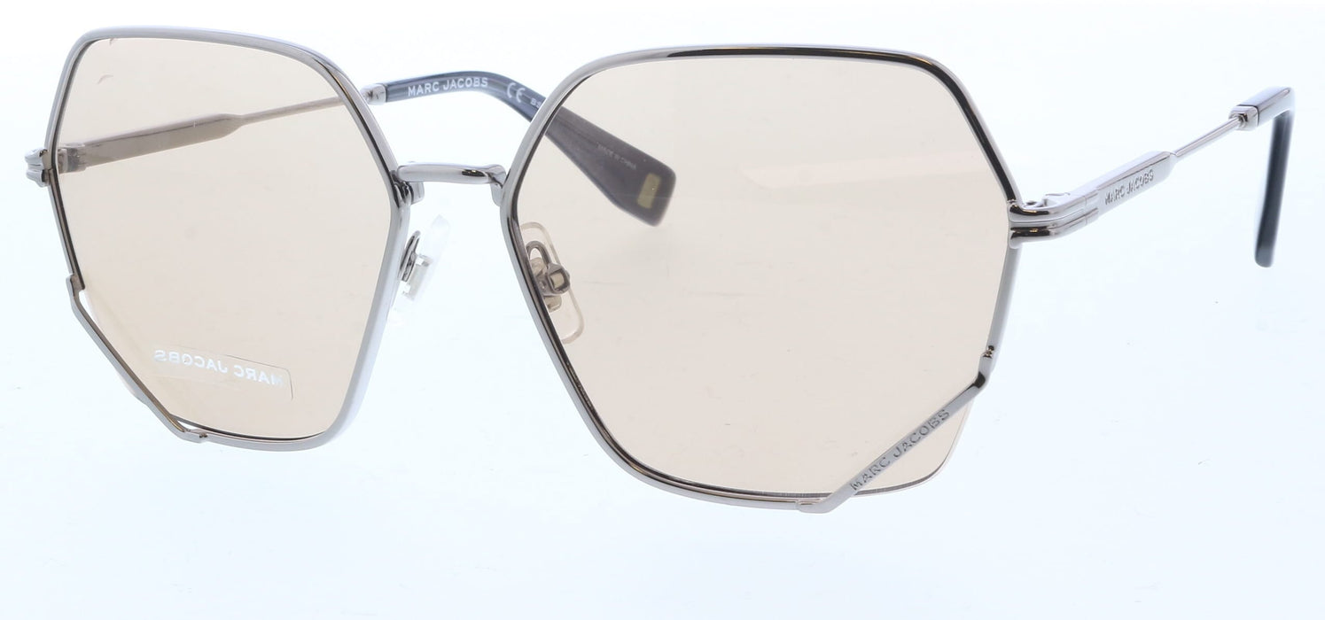 Damaged/Store Return Marc Jacobs MJ 1005/S 70 06LB Ruthenium Geometric Sunglasses