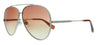 Marc Jacobs  Ruthenium Aviator Sunglasses