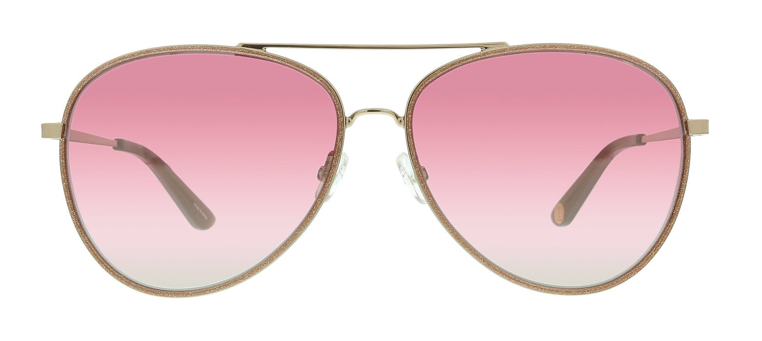Juicy Couture JU 599/S 2S 0AU2 Red Gold Aviator Sunglasses