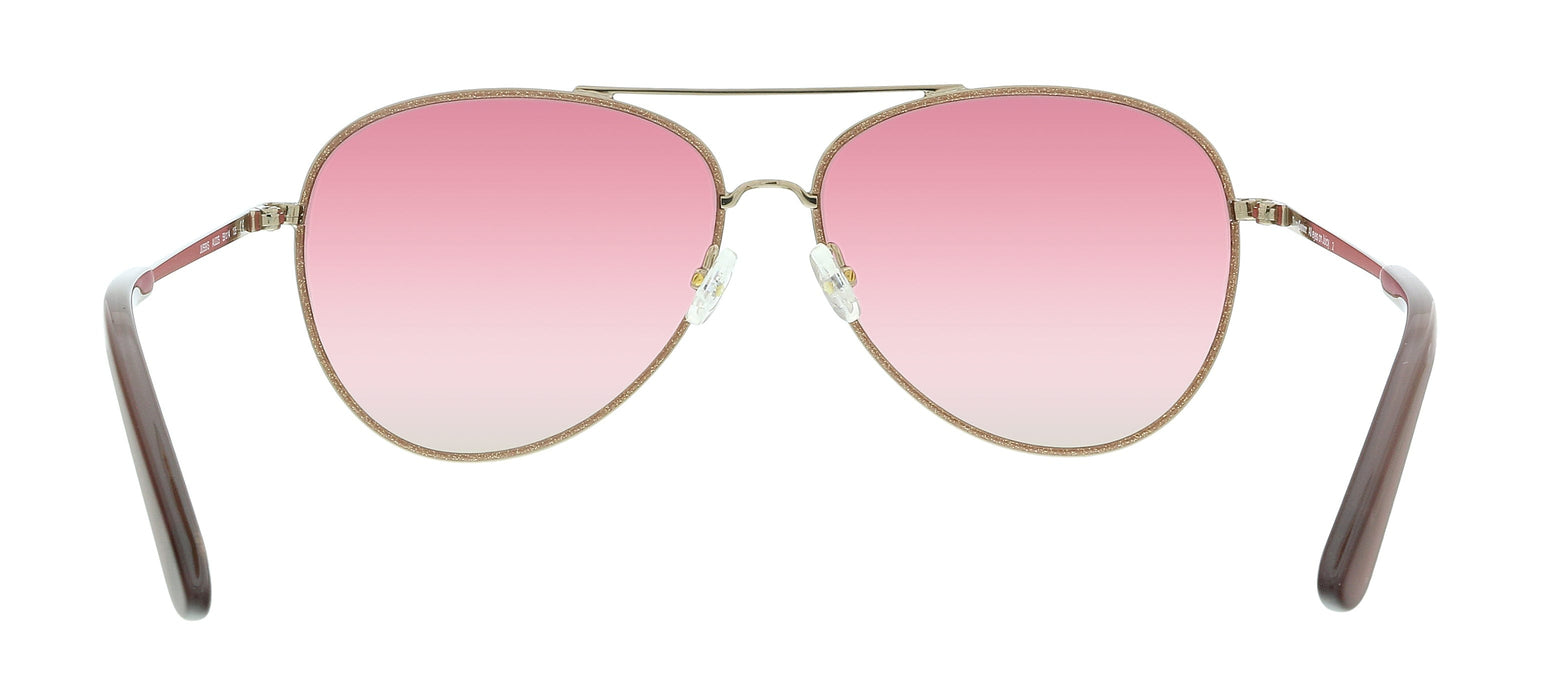 Juicy Couture JU 599/S 2S 0AU2 Red Gold Aviator Sunglasses