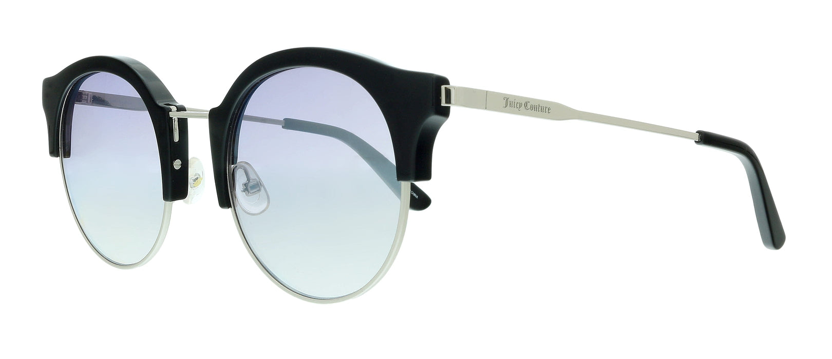 Juicy Couture JU 601/S 807 49IC Black Round Sunglasses