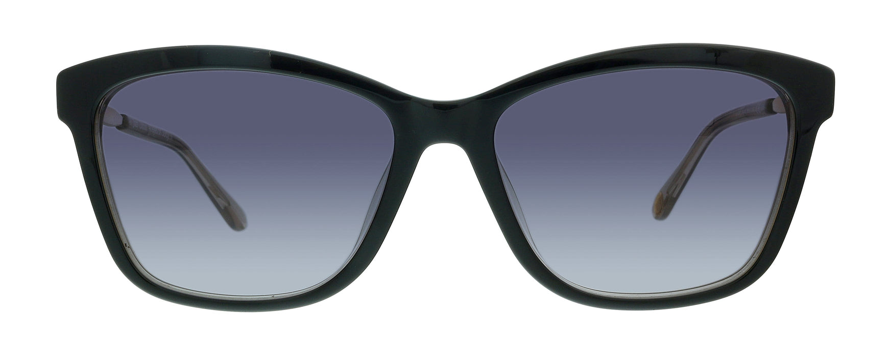 Juicy Couture JU 604/S 9O 00WM Black Beige Rectangle Sunglasses