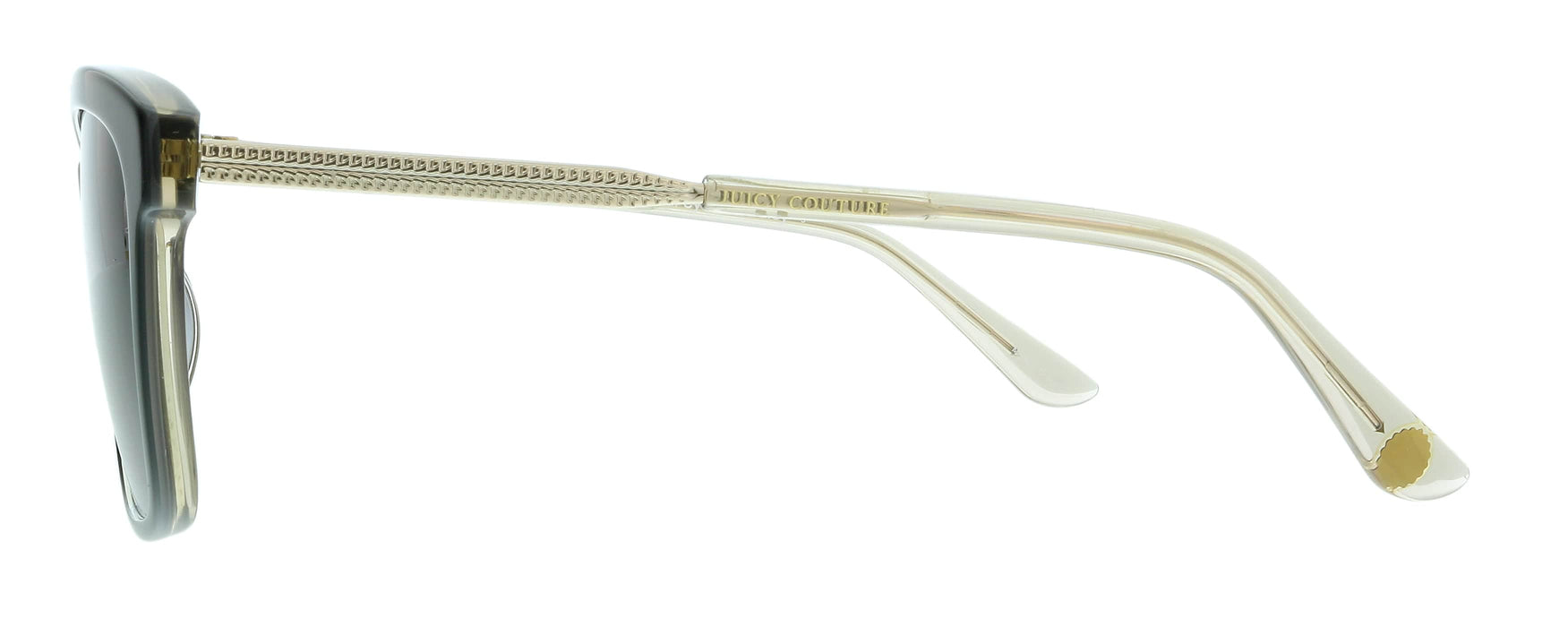 Juicy Couture JU 604/S 9O 00WM Black Beige Rectangle Sunglasses