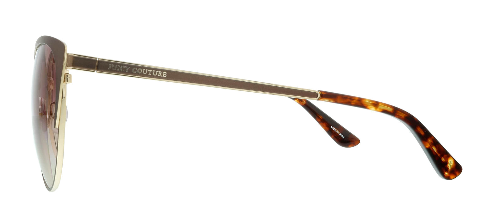 Juicy Couture JU 612/G/S HA 04IN Matte Brown Rectangle Sunglasses