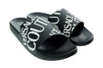Versace Jeans Couture Womens Bold Monochrome Logo Slides-EU35