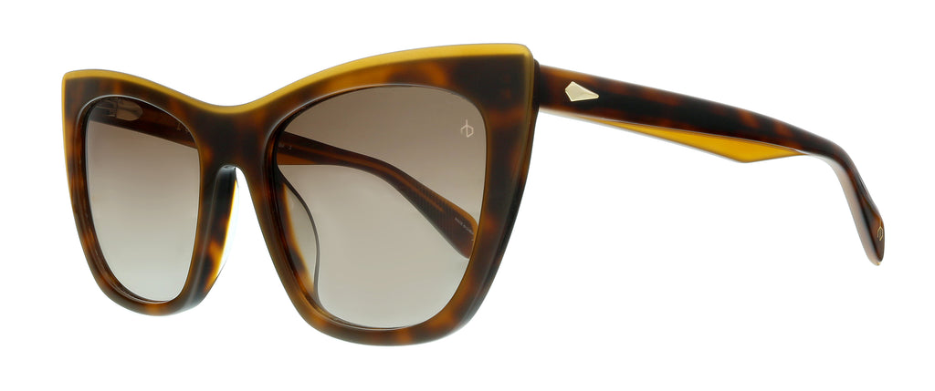 Rag And Bone  Havana Orange Cateye Sunglasses