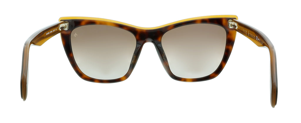 Rag And Bone RNB1039/G/S HA 0GPH Havana Orange Cateye Sunglasses