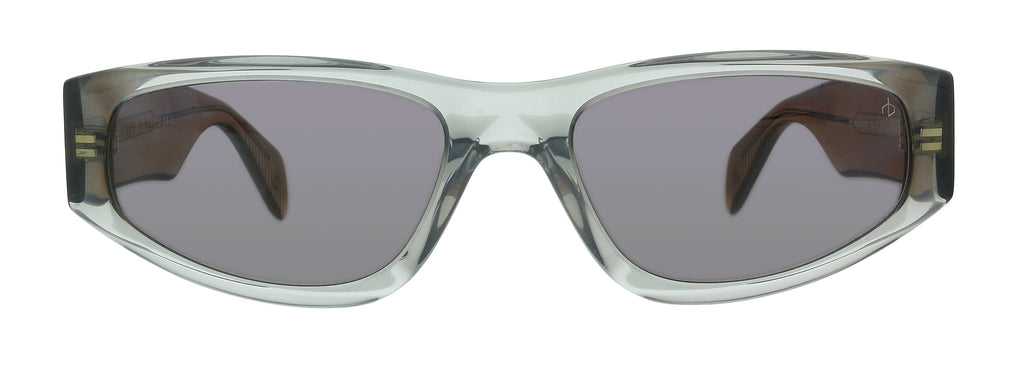 Rag And Bone RNB1047/G/S IR 0YQL Grey Beige Rectangle Sunglasses