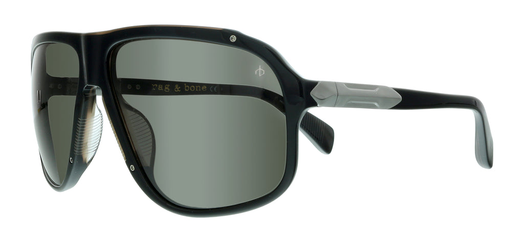 Rag And Bone  Black Grey Aviator Sunglasses