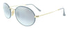 Ray-Ban  Matte Grey Oval Sunglasses