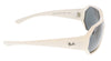 Ray-Ban 0RB4337 649187 Gloss White Square Sunglasses