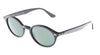 Ray-Ban  Gloss Black Oval Sunglasses