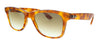 Ray-Ban   Yellow Light Havana Square Sunglasses