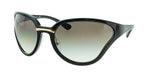 Prada 0PR 22VS 1AB0A7 Black Cateye  Sunglasses