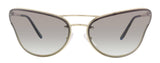 Prada 0PR 74VS ZVN0A7 Light Gold Butterfly Sunglasses