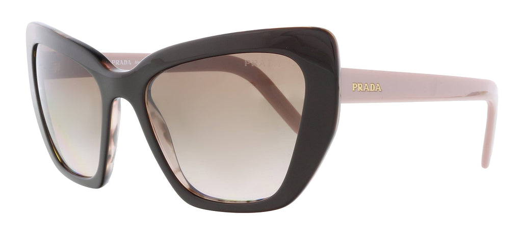 Damaged/Store Return Prada  Brown/Spotted Gradient Cateye  Sunglasses
