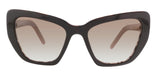 Prada 0PR 08VS ROL0A6 Cat Walk Brown/Spotted Gradient Cateye  Sunglasses